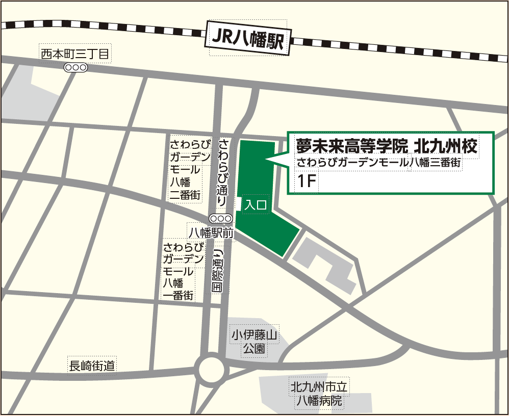 学校の所在地地図
